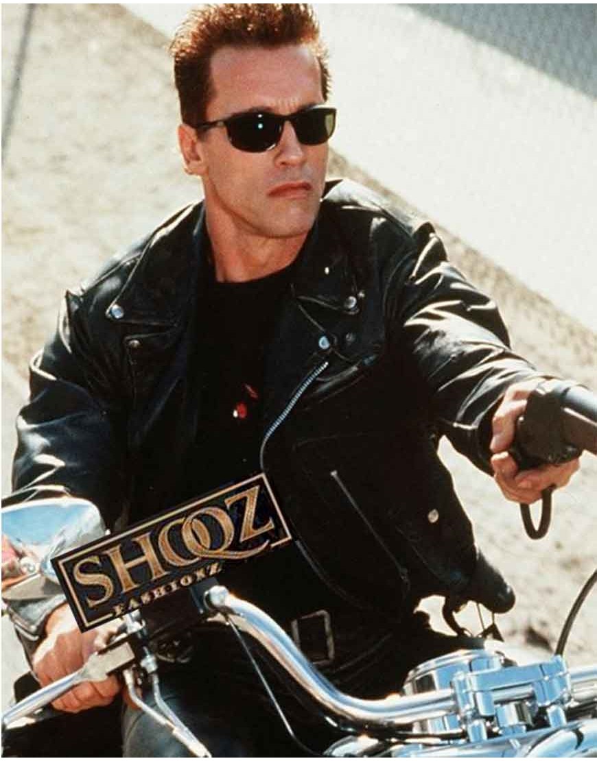 Terminator Arnold Schwarzenegger Leather Jacket